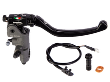 Load image into Gallery viewer, BREMBO RCS19 BRAKE MASTER CYLINDER W/ FOLDING LEVER (FOR 7/8" BAR)