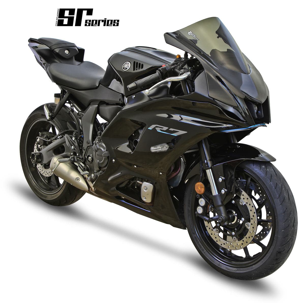 SR series windscreen on a Yamaha R7