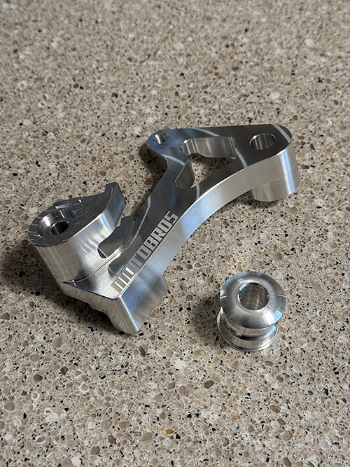 Honda Grom Rear Caliper Bracket with Captive Spacer