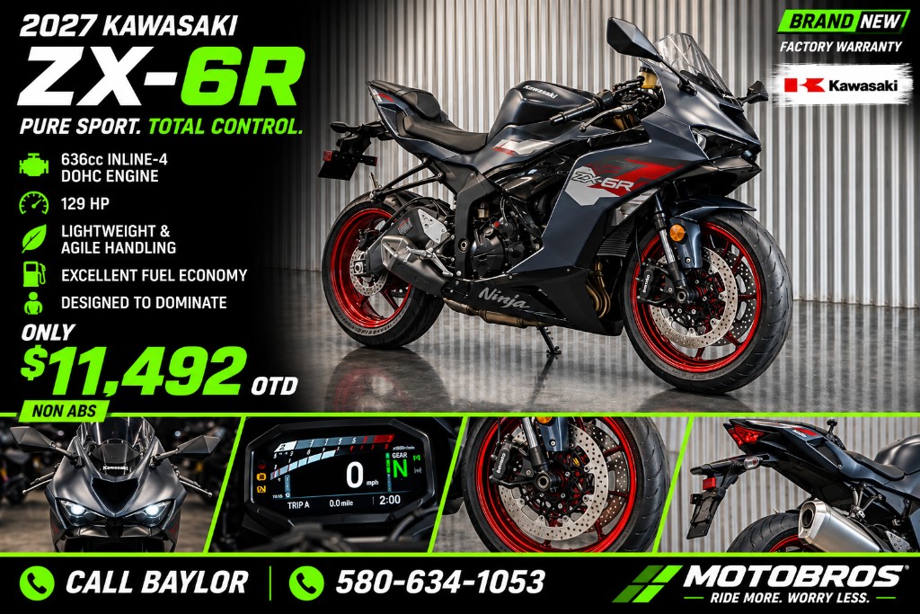 2027 Kawasaki ZX-6R Non-ABS