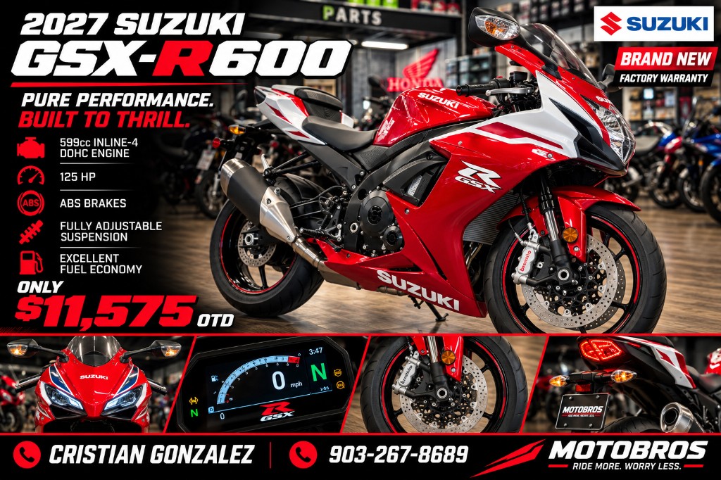 2027 Suzuki GSX-R600